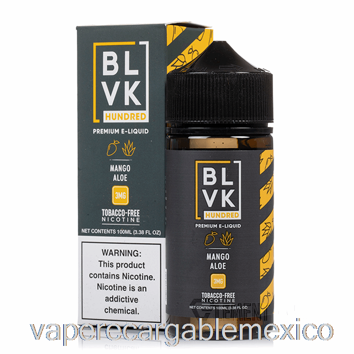Vape Recargable Aloe Mango - Blvk - 100ml 0mg